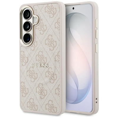 Etui Guess 4G Embossed Ring MagSafe na Samsung Galaxy S26+ - różowe