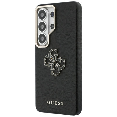 Etui Guess Grained Big 4G Metal Logo na Samsung Galaxy S26 Ultra - czarne