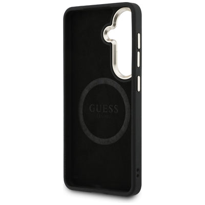 Guess Perforated Logo MagSafe Case for Samsung Galaxy S26 - Black