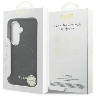 Guess Perforated Logo MagSafe Case for Samsung Galaxy S26 - Black