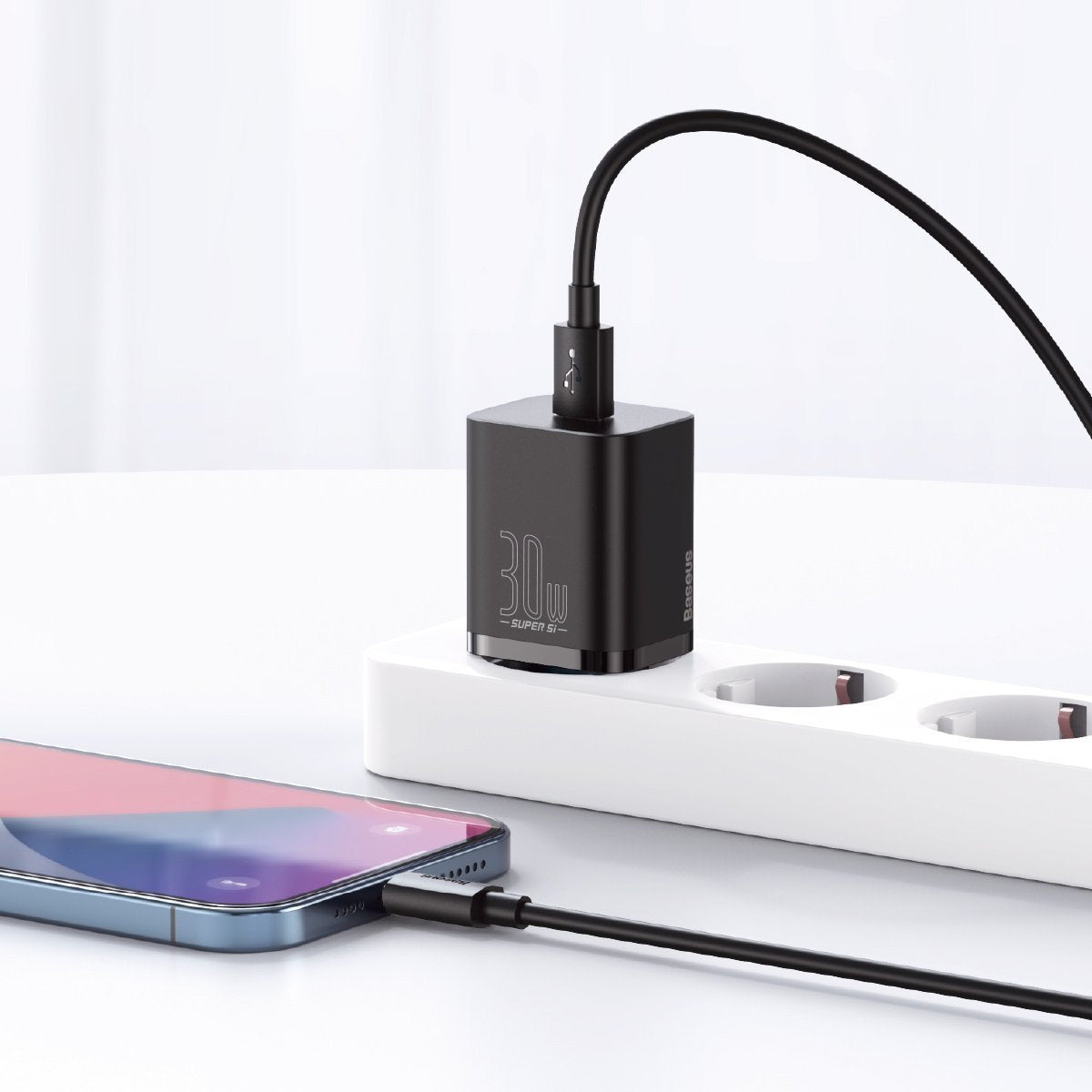 Baseus Super Si Quick Charger 1C 30W (black) - Product Image 10