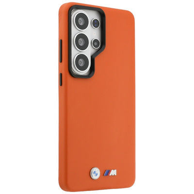 BMW M Metal Logo MagSafe Case for Samsung Galaxy S26 Ultra - Orange