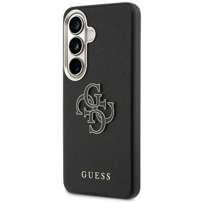 Guess Grained Big 4G Metal Logo case for Samsung Galaxy S26+ - black