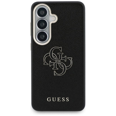 Guess Grained Big 4G Metal Logo case for Samsung Galaxy S26+ - black