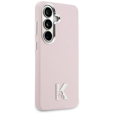 Karl Lagerfeld K Metal Logo MagSafe Case for Samsung Galaxy S26 - Pink