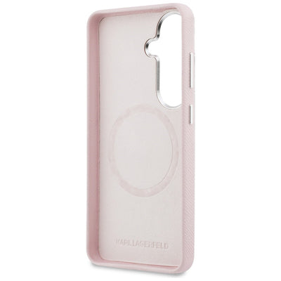 Karl Lagerfeld K Metal Logo MagSafe Case for Samsung Galaxy S26 - Pink