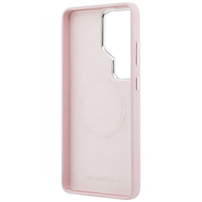 Karl Lagerfeld K Metal Logo MagSafe Case for Samsung Galaxy S26 Ultra - Pink