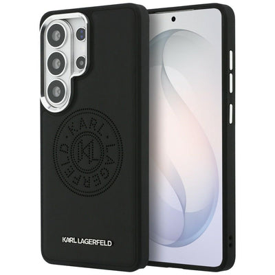 Karl Lagerfeld Perforated KL MagSafe Case for Samsung Galaxy S26 Ultra - Black
