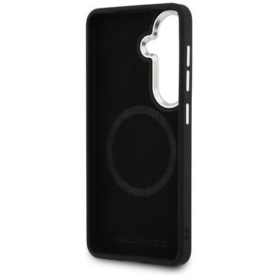 Karl Lagerfeld Perforated KL MagSafe Case for Samsung Galaxy S26+ - Brown