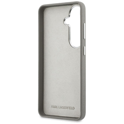 Karl Lagerfeld Saffiano Double Heads Metal case for Samsung Galaxy S26 - silver