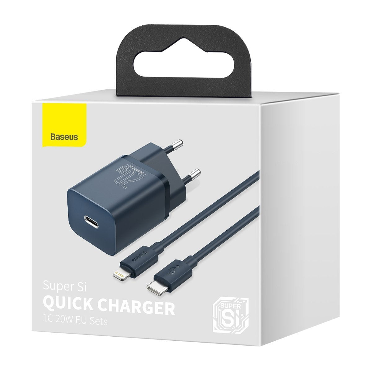 Baseus Super Si Quick Charger 1C 20W with USB-C cable for Lightning 1m (blue) - Product Image 11