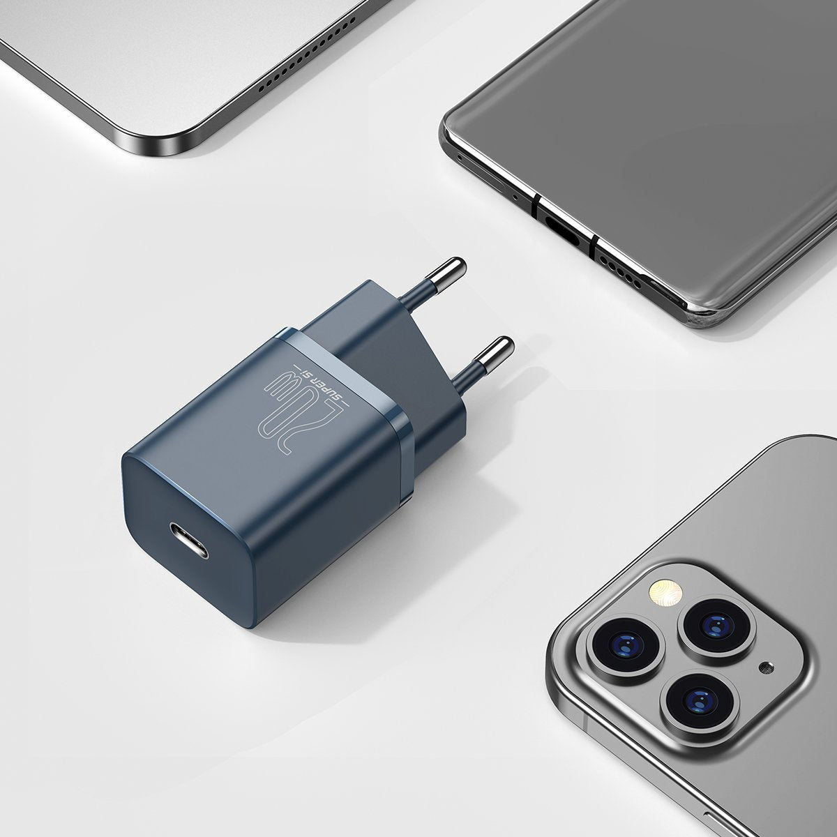 Baseus Super Si Quick Charger 1C 20W with USB-C cable for Lightning 1m (blue) - Product Image 10