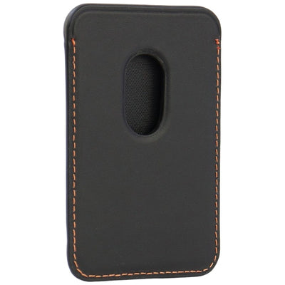 Lamborghini Urus D8 Genuine Leather MagSafe Magnetic Phone Wallet - Black and Red — Audi