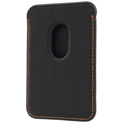 Lamborghini Urus D8 Genuine Leather MagSafe Magnetic Phone Wallet - Black and Red — Audi