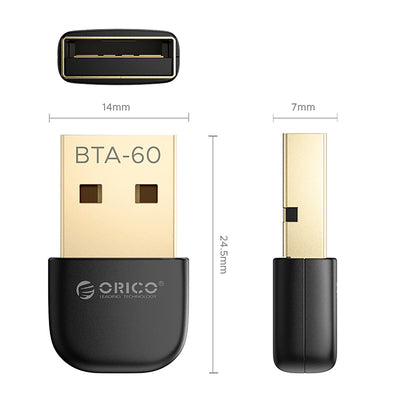 Orico BTA-60 Bluetooth 6.0 Adapter - Black