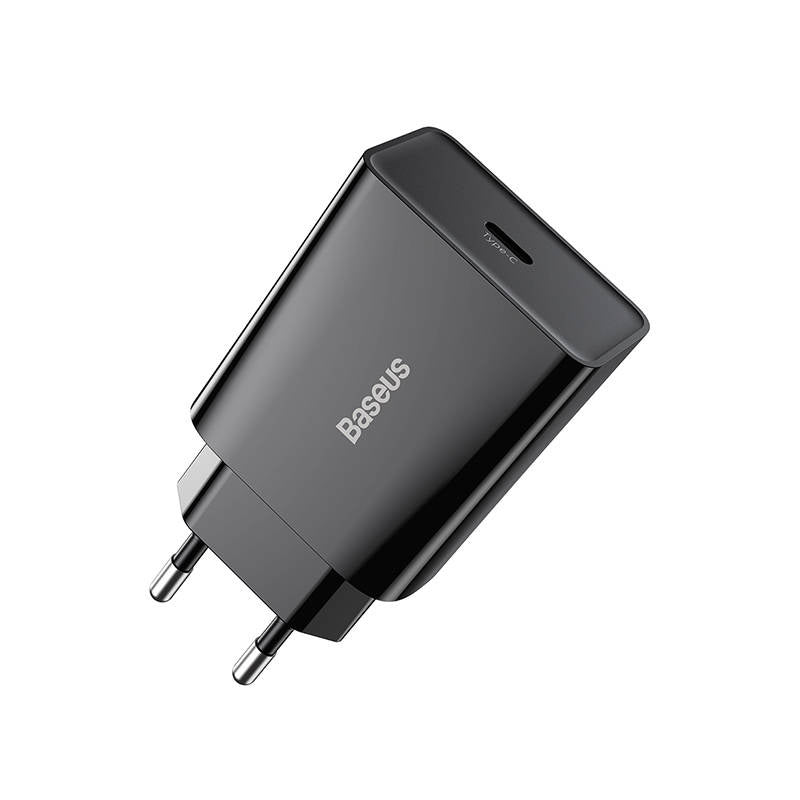 Baseus Speed Mini Quick Charger, USB-C, PD, 3A, 20W (black) - Product Image 4