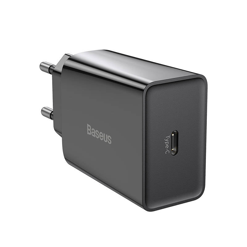 Baseus Speed Mini Quick Charger, USB-C, PD, 3A, 20W (black) - Product Image 5