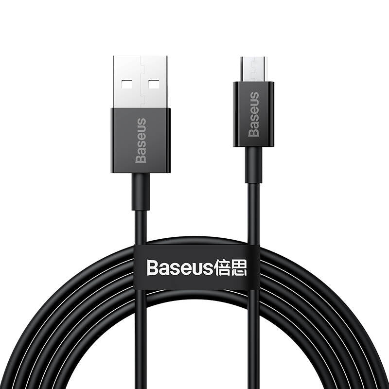 Baseus Superior Series Cable USB to micro USB, 2A, 2m (black) - Product Image 2