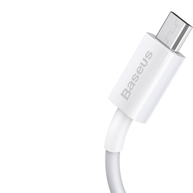 Baseus Superior Series Cable USB to micro USB, 2A, 1m (white) - Product Image 3