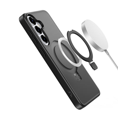 Dux Ducis Yind Case for Samsung Galaxy S26+ with Stand, Compatible with MagSafe - Black