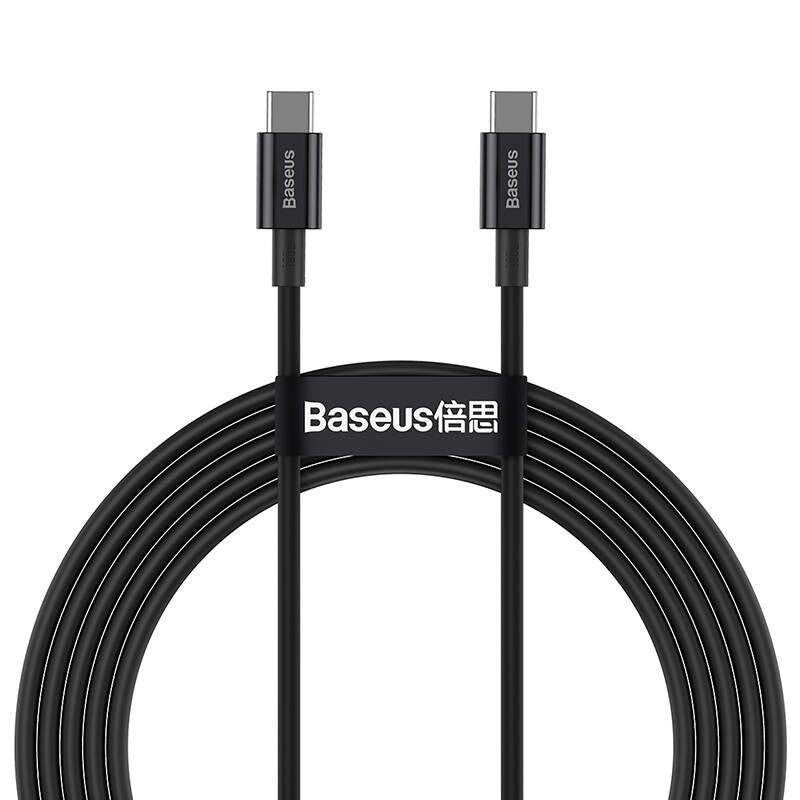 Baseus Superior Series Cable USB-C to USB-C, 100W, 1m (black) - Product Image 2