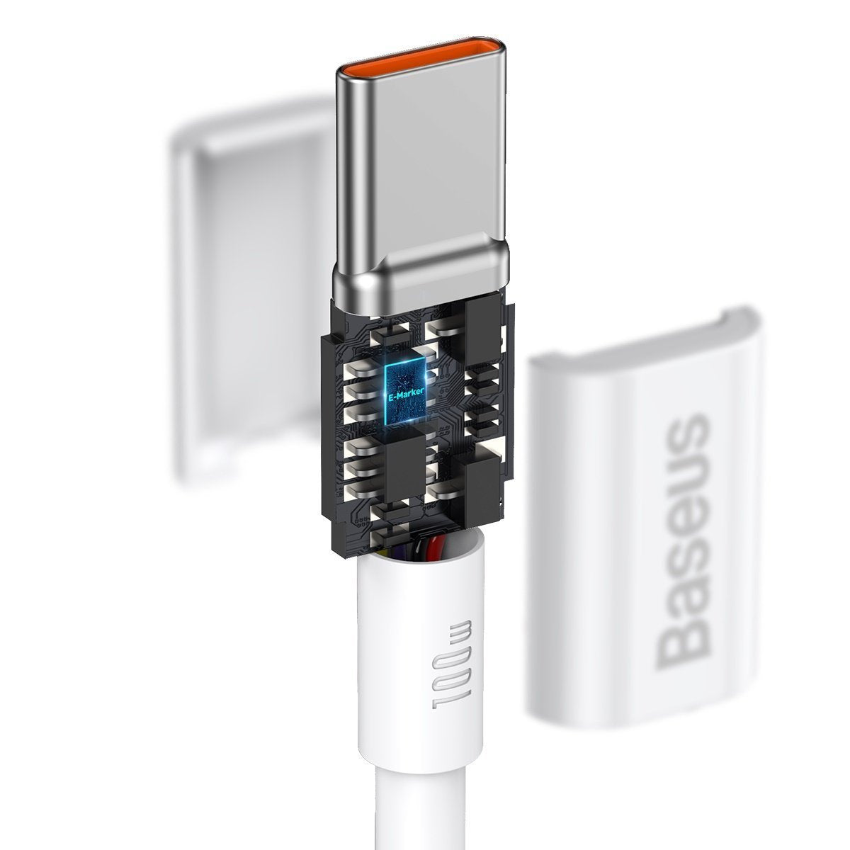 Baseus Superior Series Cable USB-C to USB-C, 100W, 1m (white) - Product Image 6
