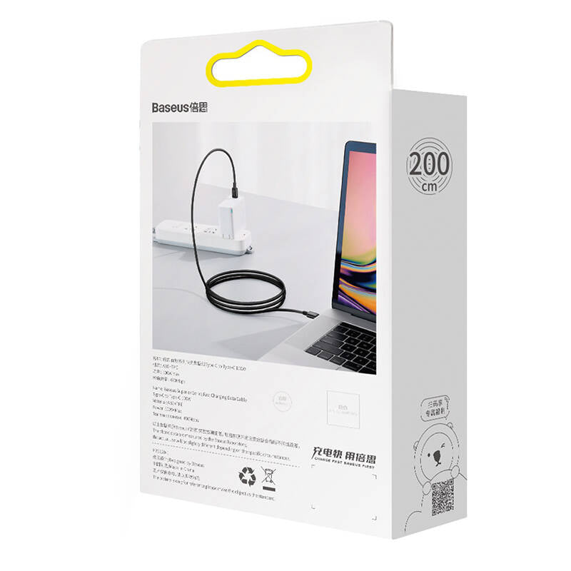 Baseus Superior Series Cable USB-C to USB-C, 100W, 2m (black) - Product Image 9
