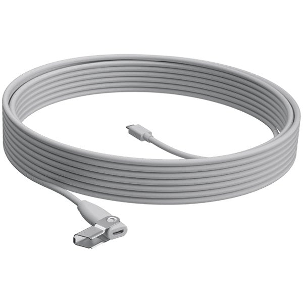 LOGITECH EXTENTION CABLE for Rally Mic Pod WHITE 10M