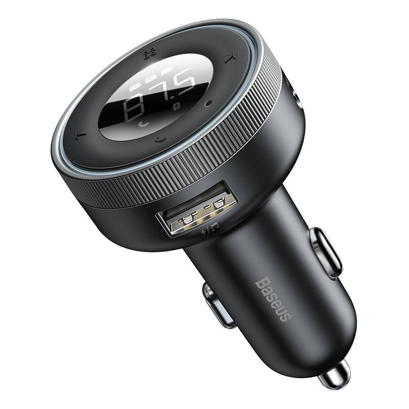 Baseus Enjoy Car Wireless MP3 Charger, Bluetooth 5.0, microSD, AUX (black) - Product Image 5