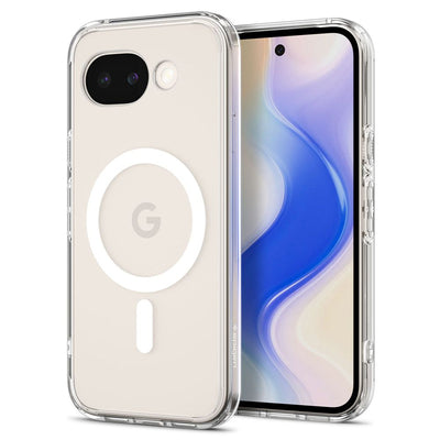 Spigen Ultra Hybrid Mag MagSafe Case for Google Pixel 10A - Clear and White