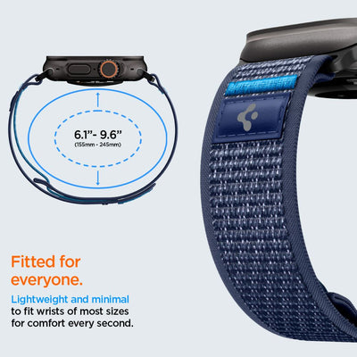 Spigen Athlex Air 2 Strap for Apple Watch (44 / 45 / 46 / 49 mm) - Navy Blue