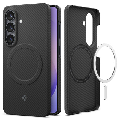 Spigen AirSkin Aramid Mag MagSafe Case for Samsung Galaxy S26 - Black