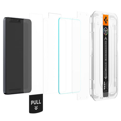 Spigen Glas.tR EZ Fit Pro AC Anti Reflection Tempered Glass 2-Pack for Samsung Galaxy S26