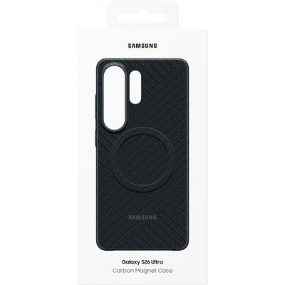 Samsung Carbon Magnet Case for Samsung Galaxy S26 Ultra, MagSafe Compatible - Black