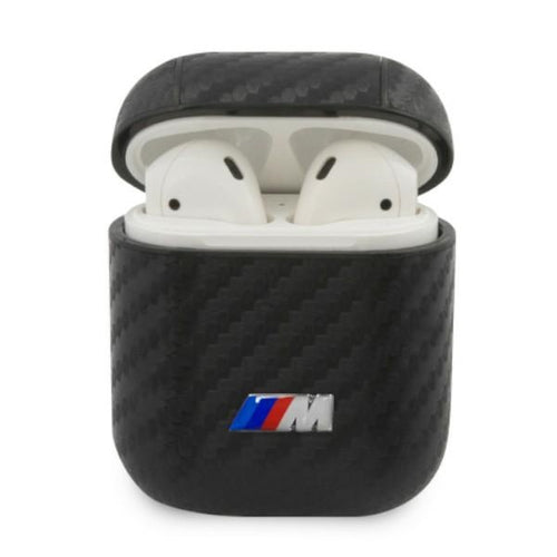 BMW PU Carbon M Collection Case for AirPods 1/2 Cover - Black