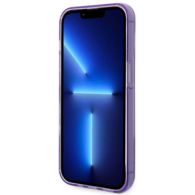 Guess Translucent Case for iPhone 14 Pro Max - Purple