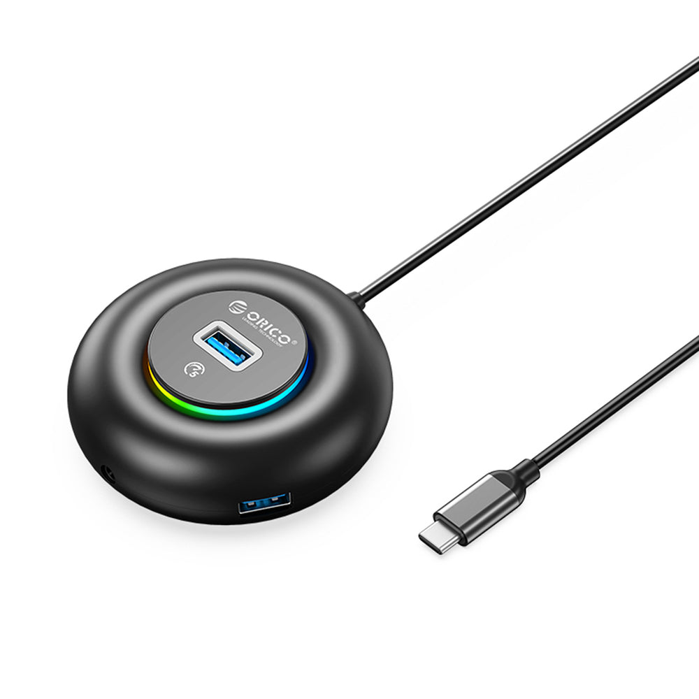 USB-A (female) || mini jack 3.5 mm (female) || USB-C (męski) \ 0.3 m — Orico