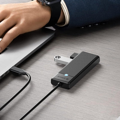 USB-A (female) || USB-C (męski) \ 0.15 m \ Black — Orico