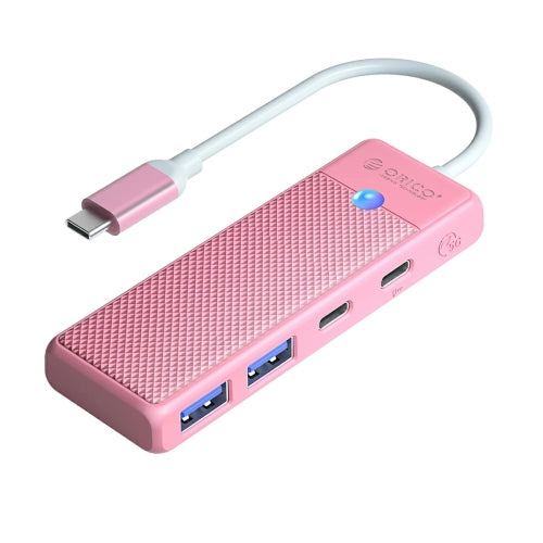 USB-A (female) || USB-C (female) || USB-C (męski) \ 0.15 m \ Pink — Orico