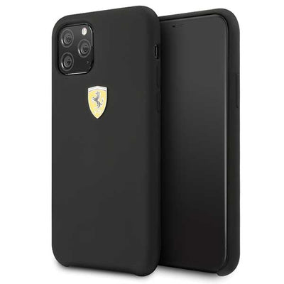 Ferrari Silicone Case for iPhone 11 Pro Max - Black