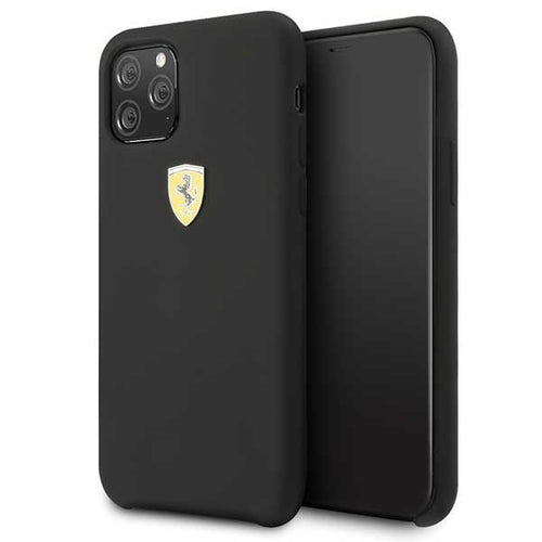 Ferrari Silicone Case for iPhone 11 Pro Max - Black