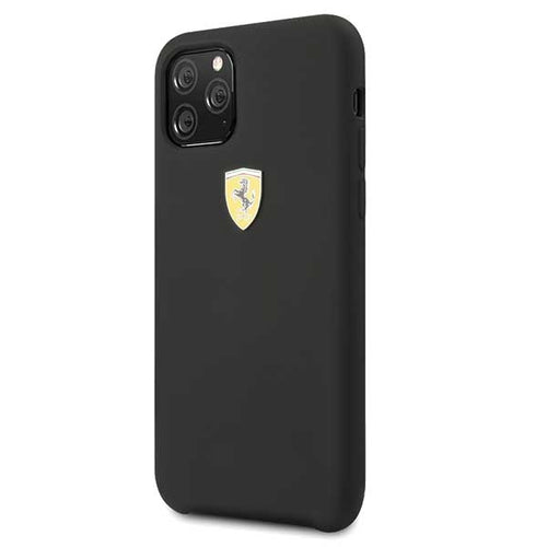 Ferrari Silicone Case for iPhone 11 Pro Max - Black