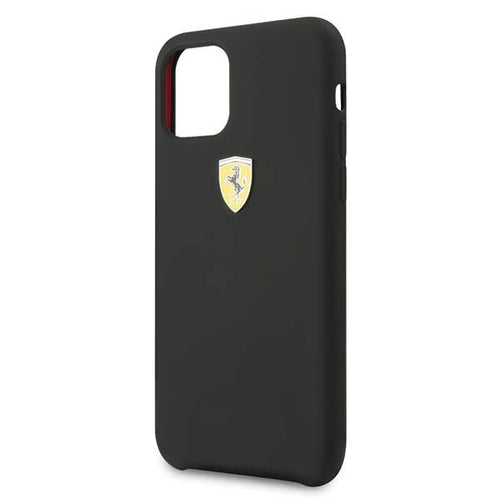 Ferrari Silicone Case for iPhone 11 Pro Max - Black