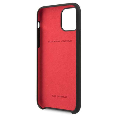 Ferrari Silicone Case for iPhone 11 Pro Max - Black