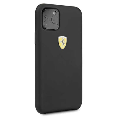 Ferrari Silicone Case for iPhone 11 Pro Max - Black