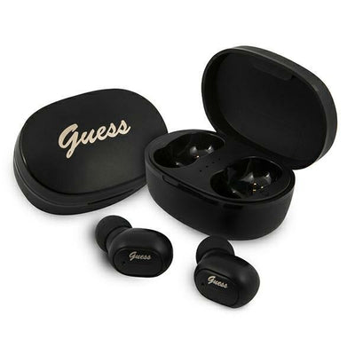 Guess Bluetooth Wireless Headphones GUTWST30BKTWS + Docking Station - Black