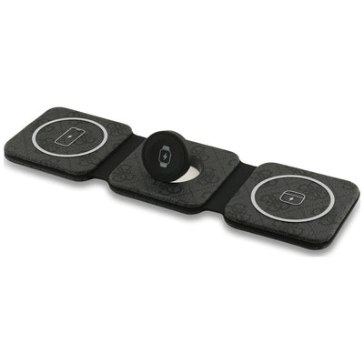 Guess 4G 3-in-1 15W MagSafe Wireless Charger - Black