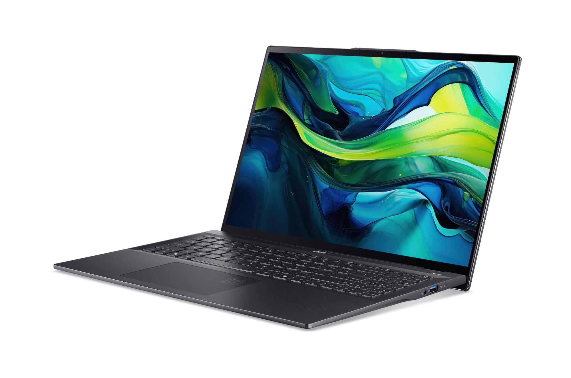 Notebook ACER Swift Swift 16 AI OLED CPU Intel Core Ultra 5 226V 2.1 GHz 16 " 2880x1800 pixels RAM 16 GB LPDDR5x-SDRAM SSD 512 GB On-board graphics Yes Keyboard language English OS installed Windows 11 Home Colour Black Weight 1.46 KG NX.J3ZEL.005