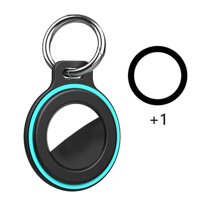 Airtag case with spring buckle, set of 2 - black — Hurtel