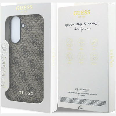Guess 4G Classic Case for Samsung Galaxy A57 5G - Brown